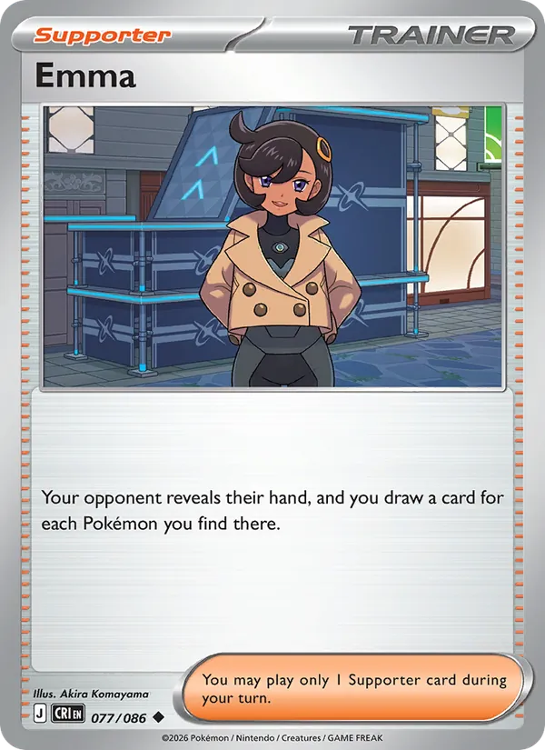Emma — Chaos Rising #077 (Pokémon TCG card)