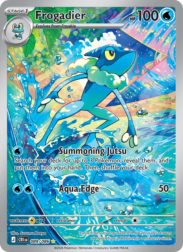 Frogadier — Chaos Rising #089 (Pokémon TCG card)
