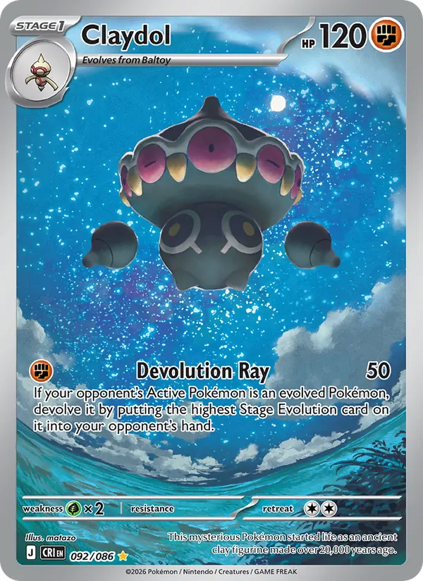 Claydol — Chaos Rising #092 (Pokémon TCG card)