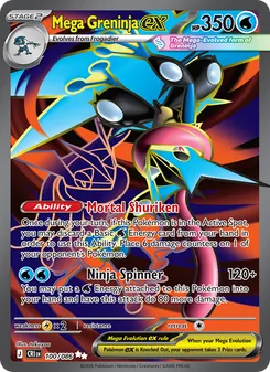 Mega Greninja ex (Chaos Rising #100)