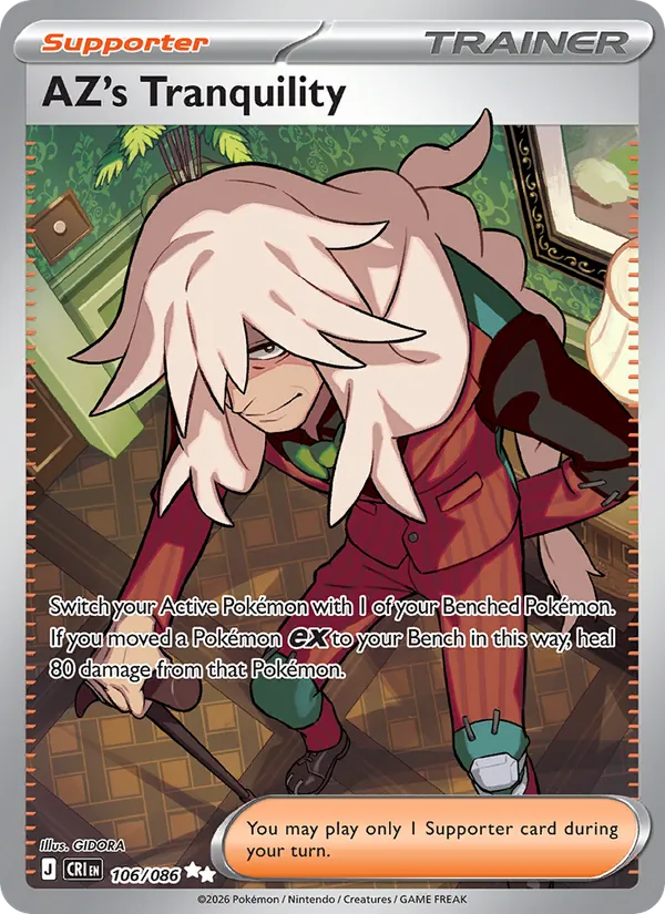 AZ's Tranquility — Chaos Rising #106 (Pokémon TCG card)