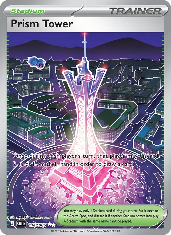 Prism Tower — Chaos Rising #111 (Pokémon TCG card)