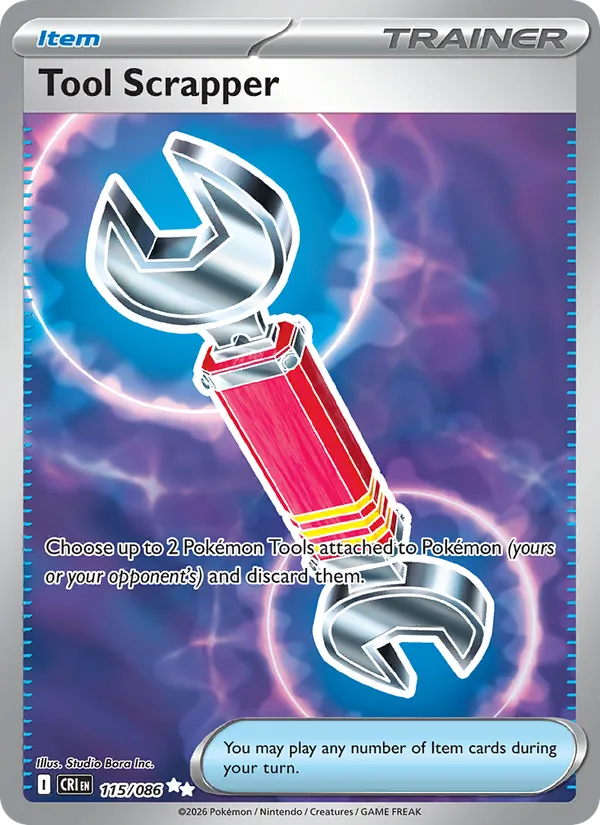 Tool Scrapper — Chaos Rising #115 (Pokémon TCG card)