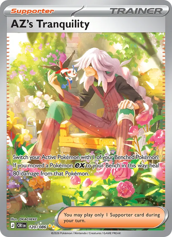 AZ's Tranquility — Chaos Rising #120 (Pokémon TCG card)