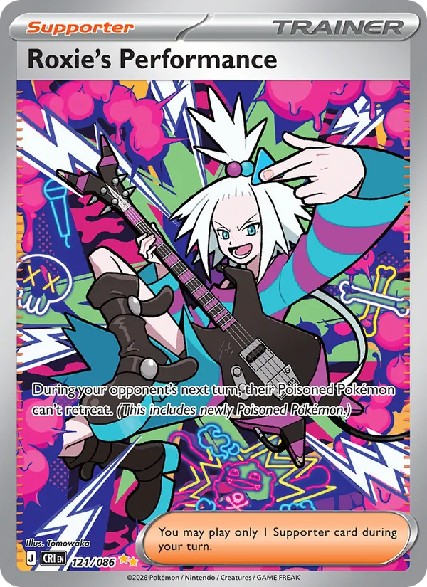 Roxie's Performance — Chaos Rising #121 (Pokémon TCG card)