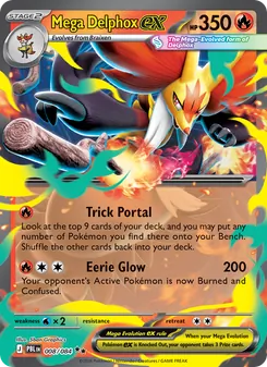 Mega Delphox ex (Pitch Black #008)