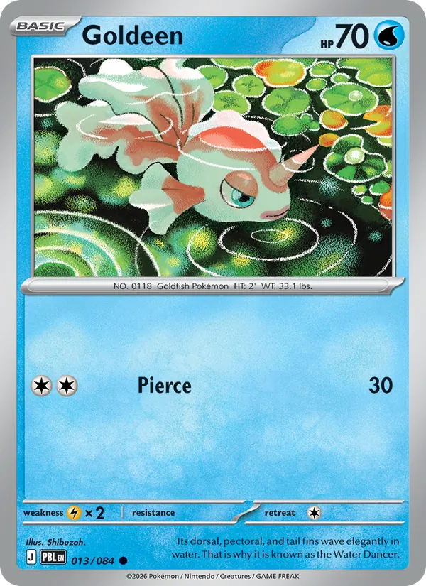 Goldeen — Pitch Black #013 (Pokémon TCG card)