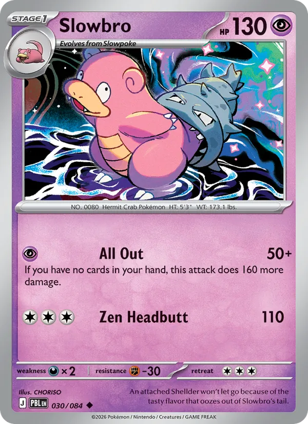 Slowbro — Pitch Black #030 (Pokémon TCG card)