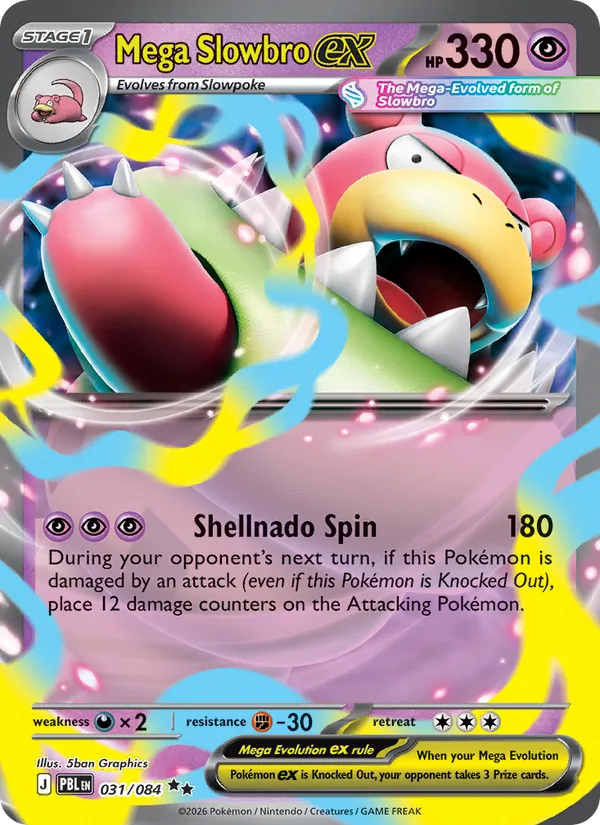 Mega Slowbro ex — Pitch Black #031 (Pokémon TCG card)