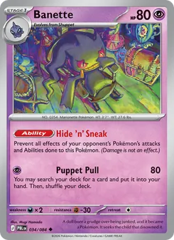 Banette (Pitch Black #034)