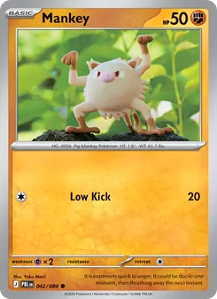 Mankey (Pitch Black #042)