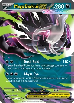 Mega Darkrai ex (Pitch Black #048)