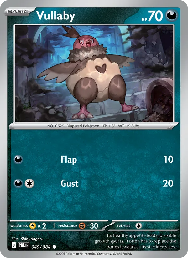 Vullaby — Pitch Black #049 (Pokémon TCG card)