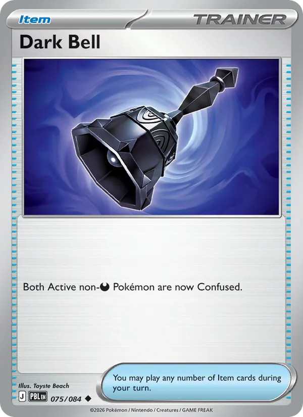 Dark Bell — Pitch Black #075 (Pokémon TCG card)