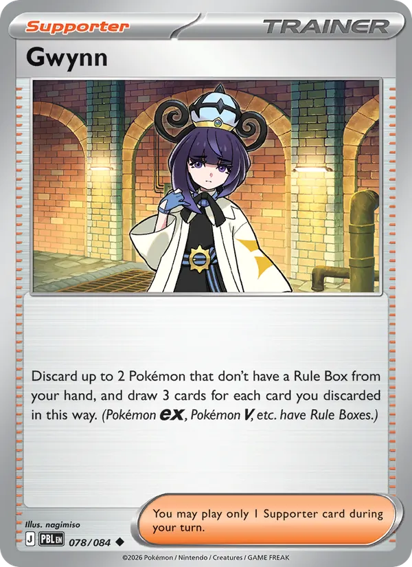 Gwynn — Pitch Black #078 (Pokémon TCG card)