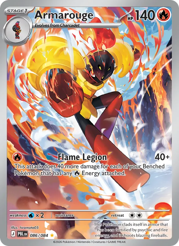 Armarouge — Pitch Black #086 (Pokémon TCG card)