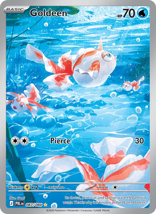 Goldeen — Pitch Black #087 (Pokémon TCG card)