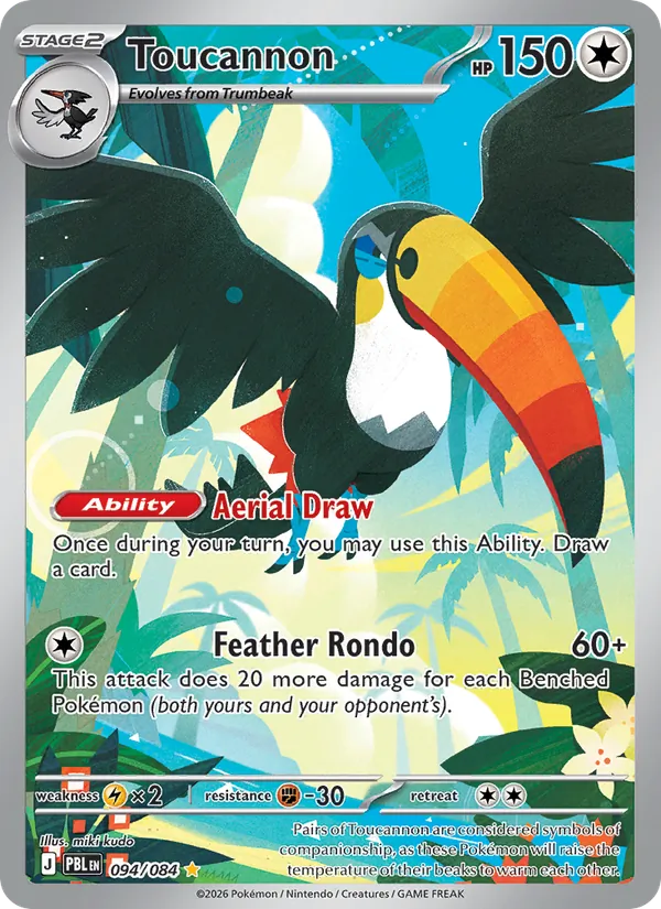 Toucannon — Pitch Black #094 (Pokémon TCG card)