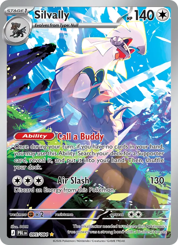 Silvally — Pitch Black #095 (Pokémon TCG card)