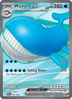 Wailord ex (Pitch Black #097)