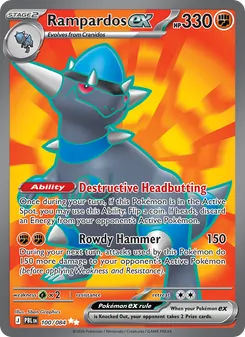 Rampardos ex (Pitch Black #100)