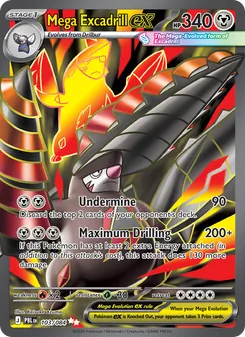 Mega Excadrill ex (Pitch Black #103)