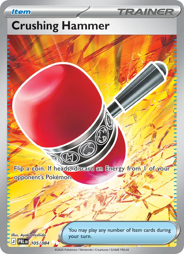 Crushing Hammer — Pitch Black #105 (Pokémon TCG card)