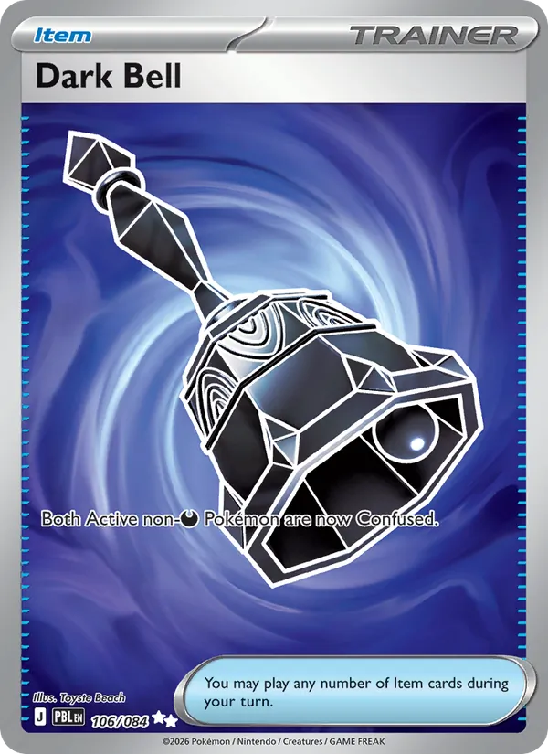 Dark Bell — Pitch Black #106 (Pokémon TCG card)
