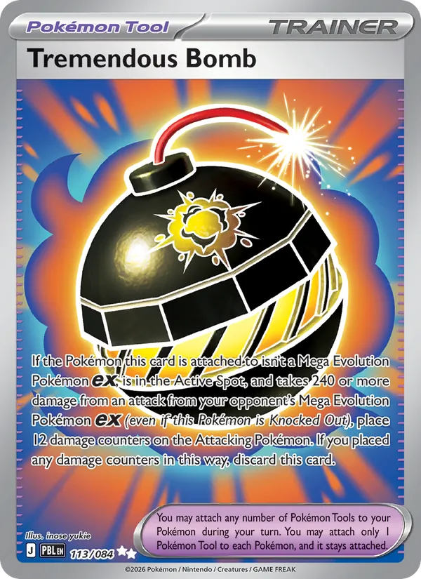 Tremendous Bomb — Pitch Black #113 (Pokémon TCG card)