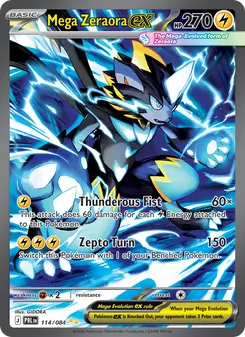 Mega Zeraora ex (Pitch Black #114)