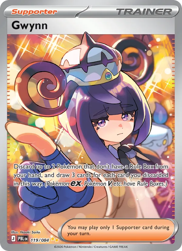 Gwynn — Pitch Black #119 (Pokémon TCG card)
