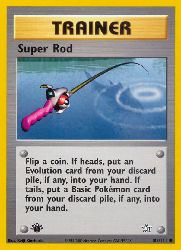 Super Rod — Neo Genesis #103 (Pokémon TCG card)