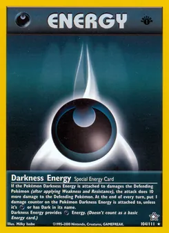Darkness Energy (Neo Genesis #104)