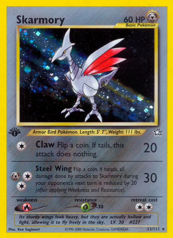 Skarmory — Neo Genesis #13 (Pokémon TCG card)
