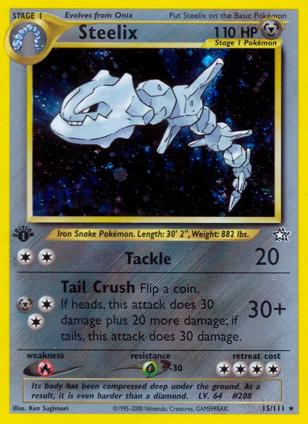 Steelix — Neo Genesis #15 (Pokémon TCG card)
