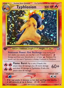 Typhlosion (Neo Genesis #17)