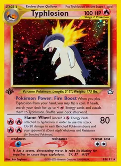 Typhlosion (Neo Genesis #18)