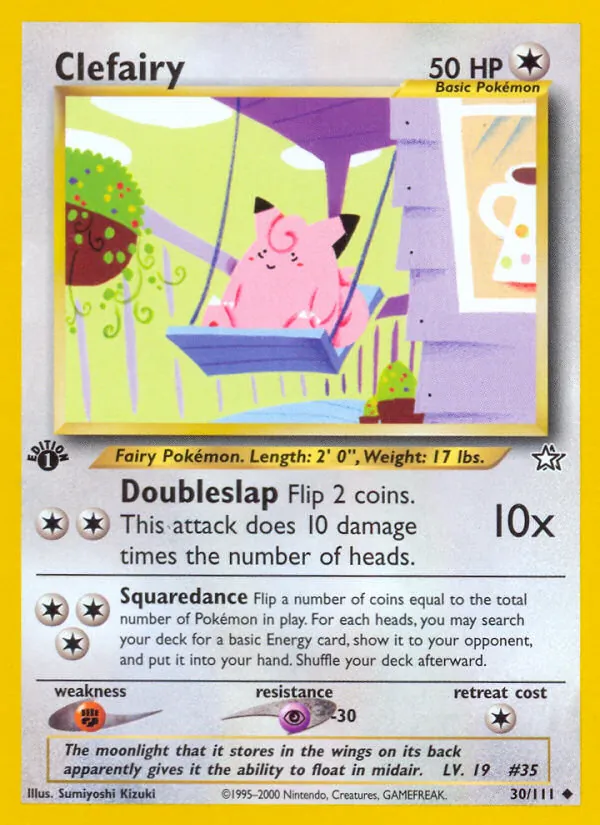 Clefairy — Neo Genesis #30 (Pokémon TCG card)