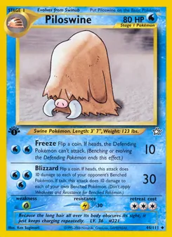 Piloswine (Neo Genesis #44)