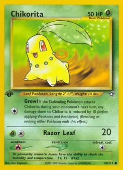Chikorita (Neo Genesis #54)