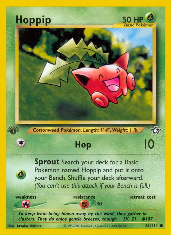 Hoppip — Neo Genesis #61 (Pokémon TCG card)