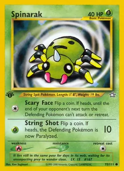 Spinarak (Neo Genesis #75)
