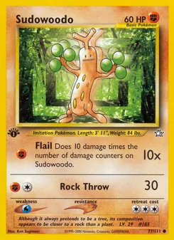 Sudowoodo (Neo Genesis #77)