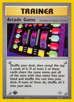 Arcade Game (Neo Genesis #83)