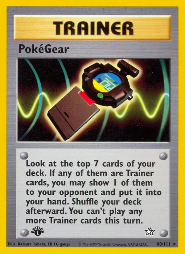 PokéGear — Neo Genesis #88 (Pokémon TCG card)