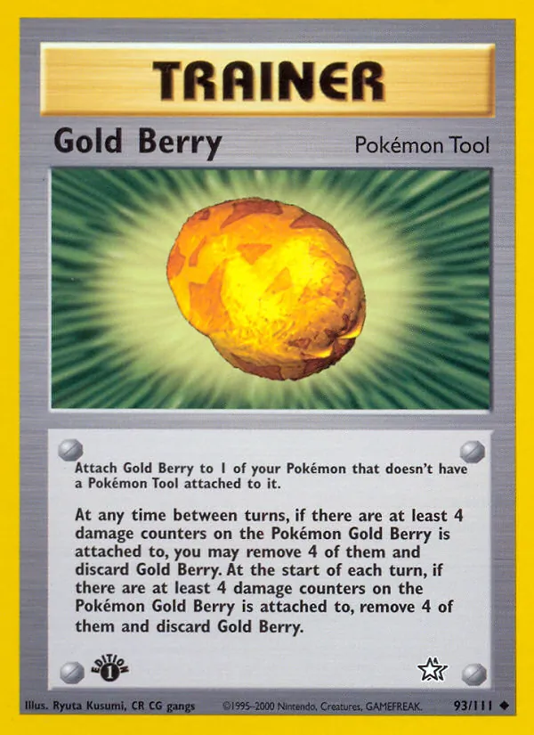 Gold Berry — Neo Genesis #93 (Pokémon TCG card)