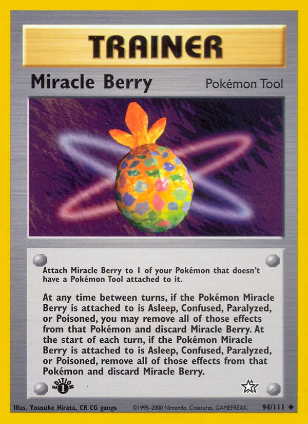 Miracle Berry — Neo Genesis #94 (Pokémon TCG card)