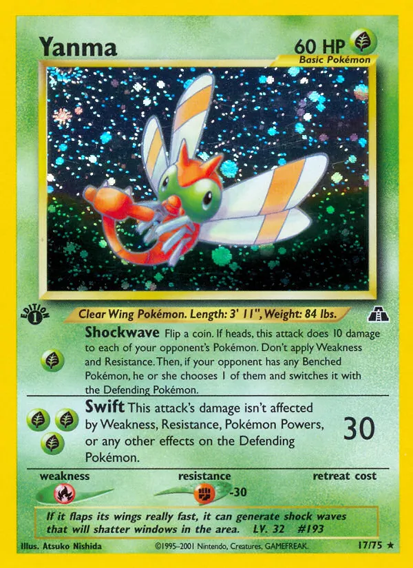 Yanma — Neo Discovery #17 (Pokémon TCG card)
