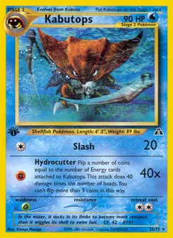 Kabutops (Neo Discovery #25)