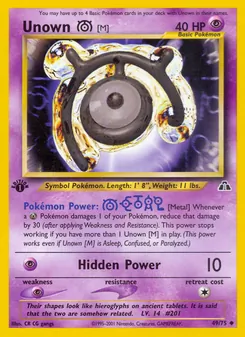 Unown [M] (Neo Discovery #49)
